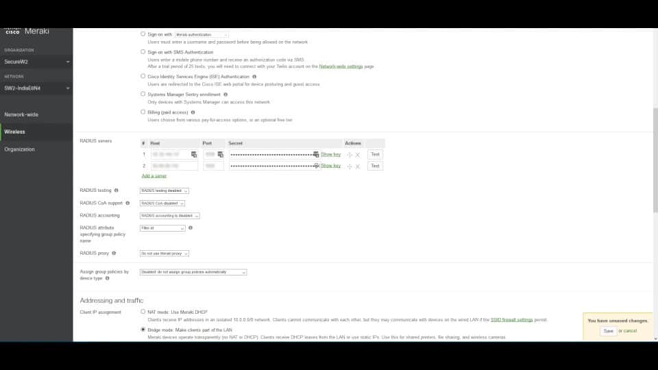 Primary And Secondary Ip Address