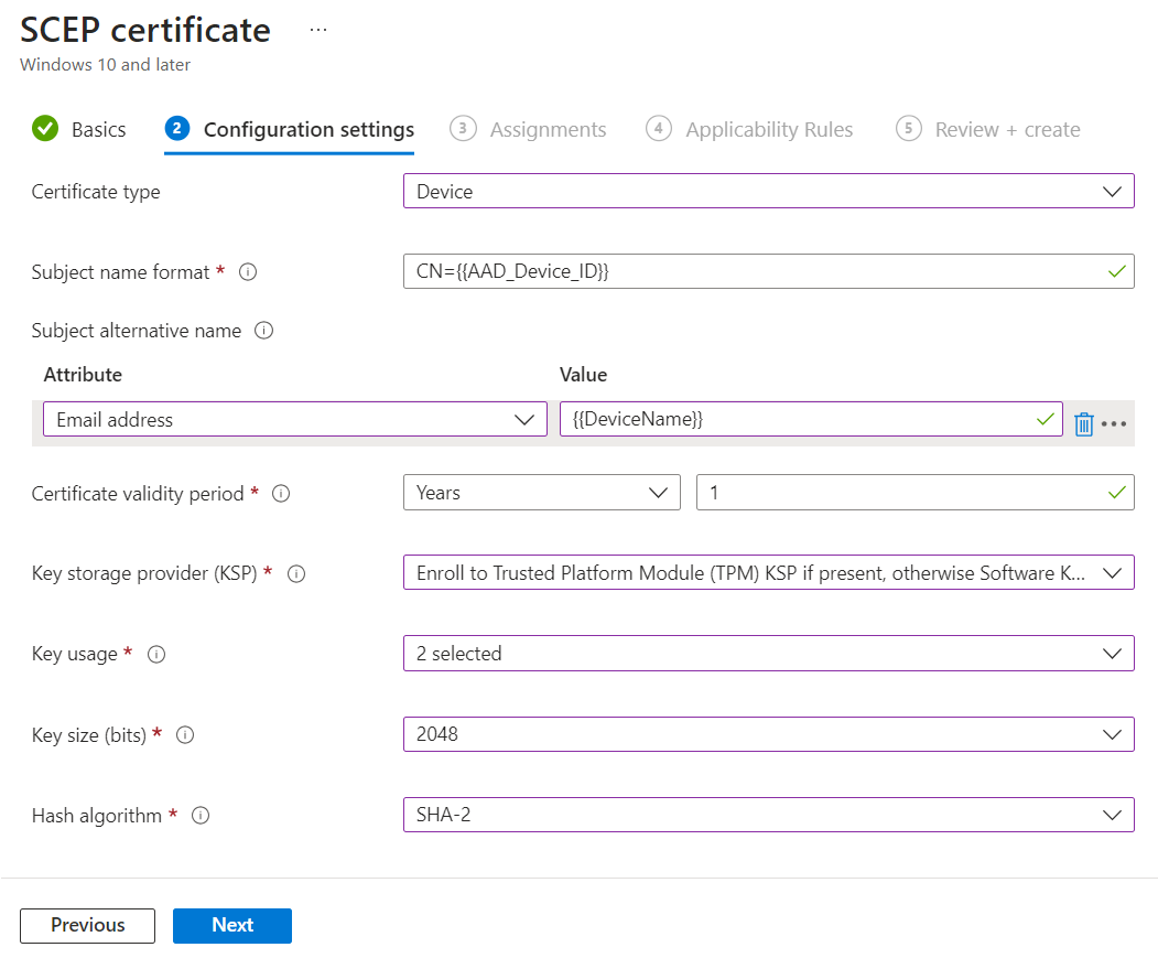 Enrolling Device/Machine And User Certificates In Microsoft Intune ...