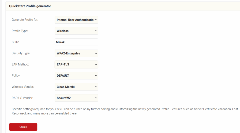 How to configure the SecureW2 PKI and RADIUS Server for Meraki Network