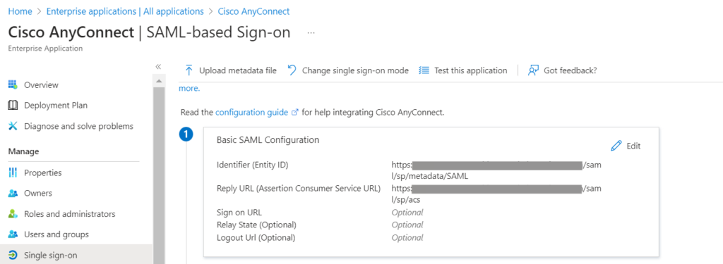 Certificate and SAML Based Authentication with AnyConnect VPN